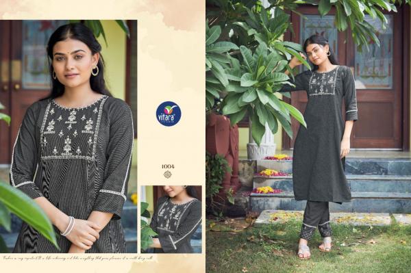 Vitara Signature Embroidery Wear Kurti With Pant Collection